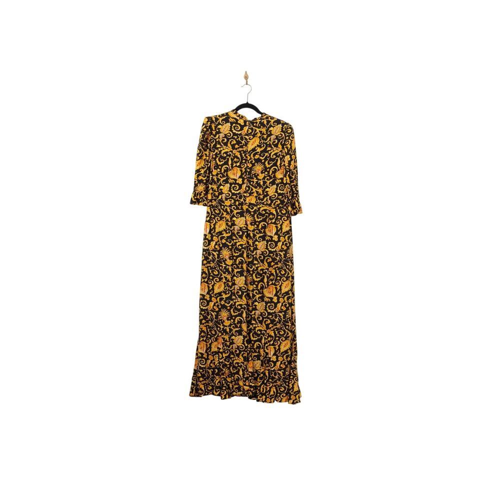 RHODE Felix Yellow Floral Dress Size 14 - Picture 6 of 10